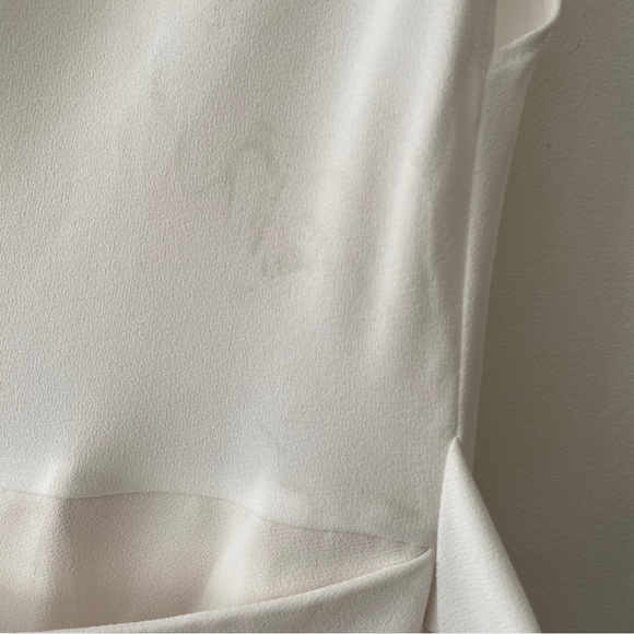 Zara Long Pareo Wrap Jumpsuit Ecru White Size M - Picture 9 of 10